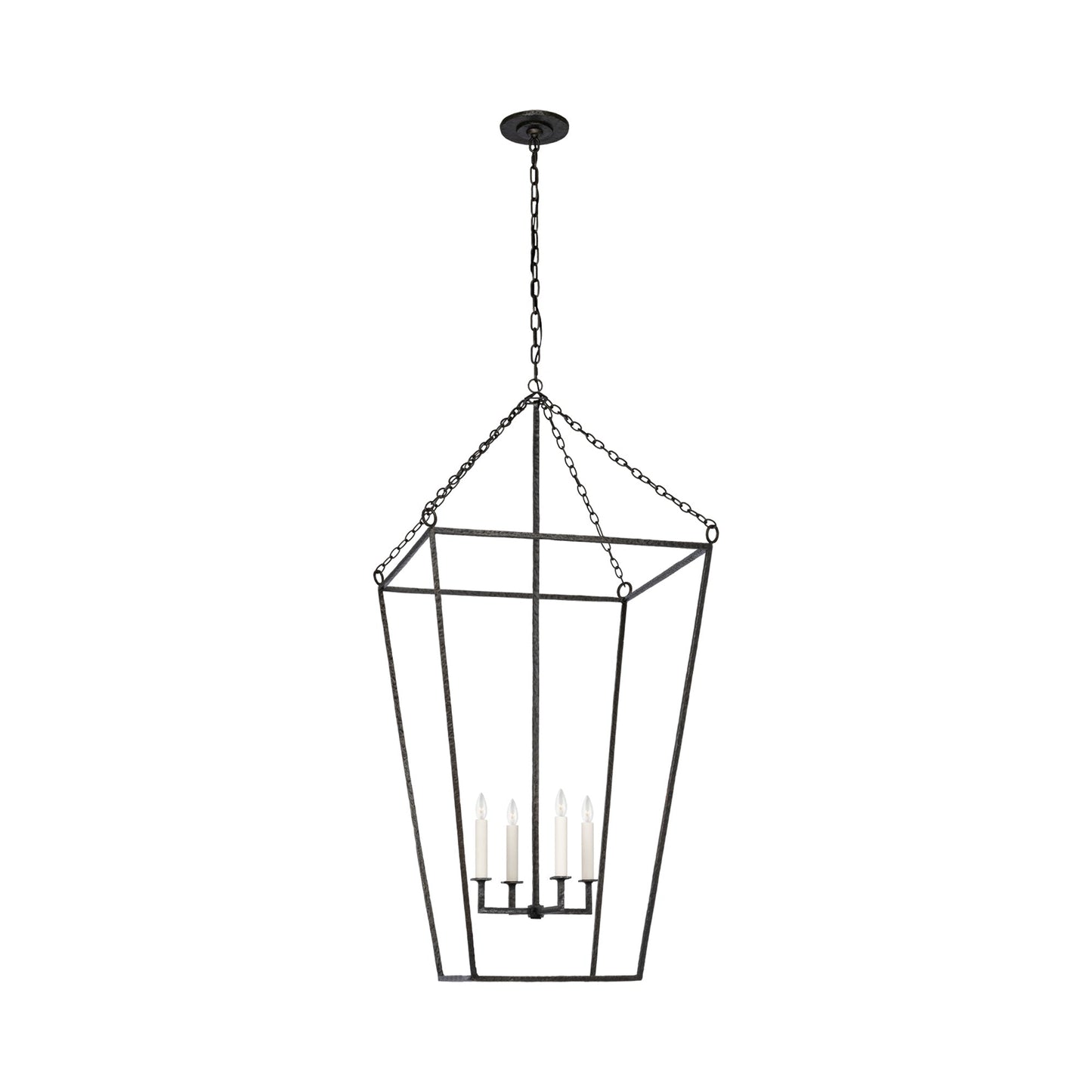 Malloy Pendant Light in Aged Iron (23.75-Inch).