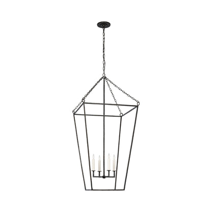 Malloy Pendant Light in Aged Iron (23.75-Inch).