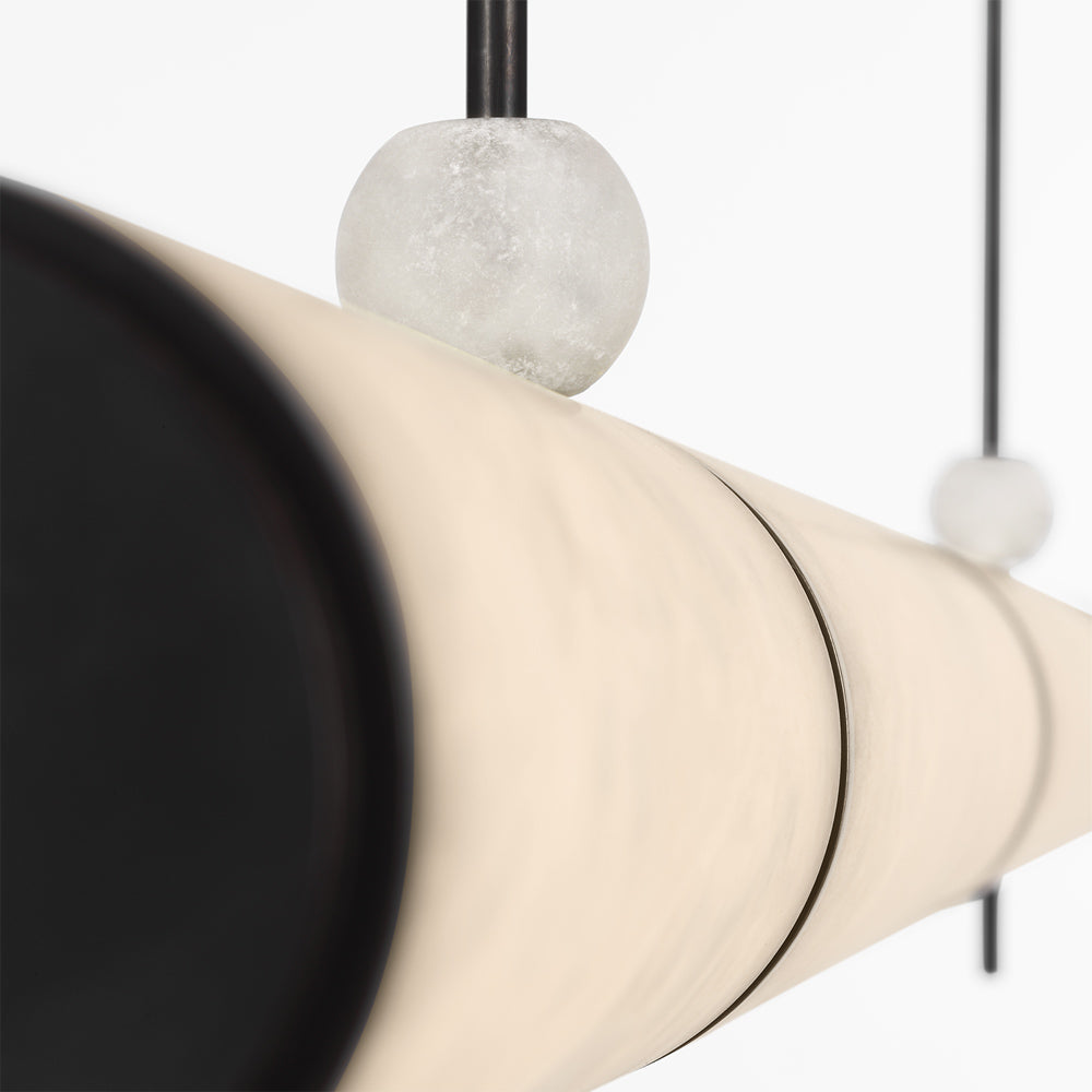 Marcell LED Linear Chandelier in Detail.
