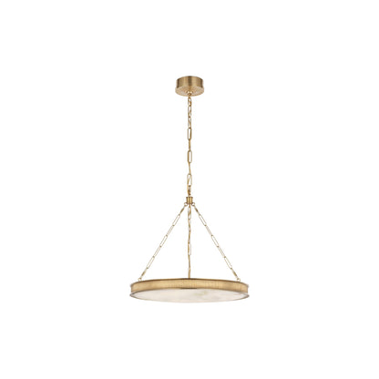 Matthew LED Chandelier in Soft Brass (24-Inch).