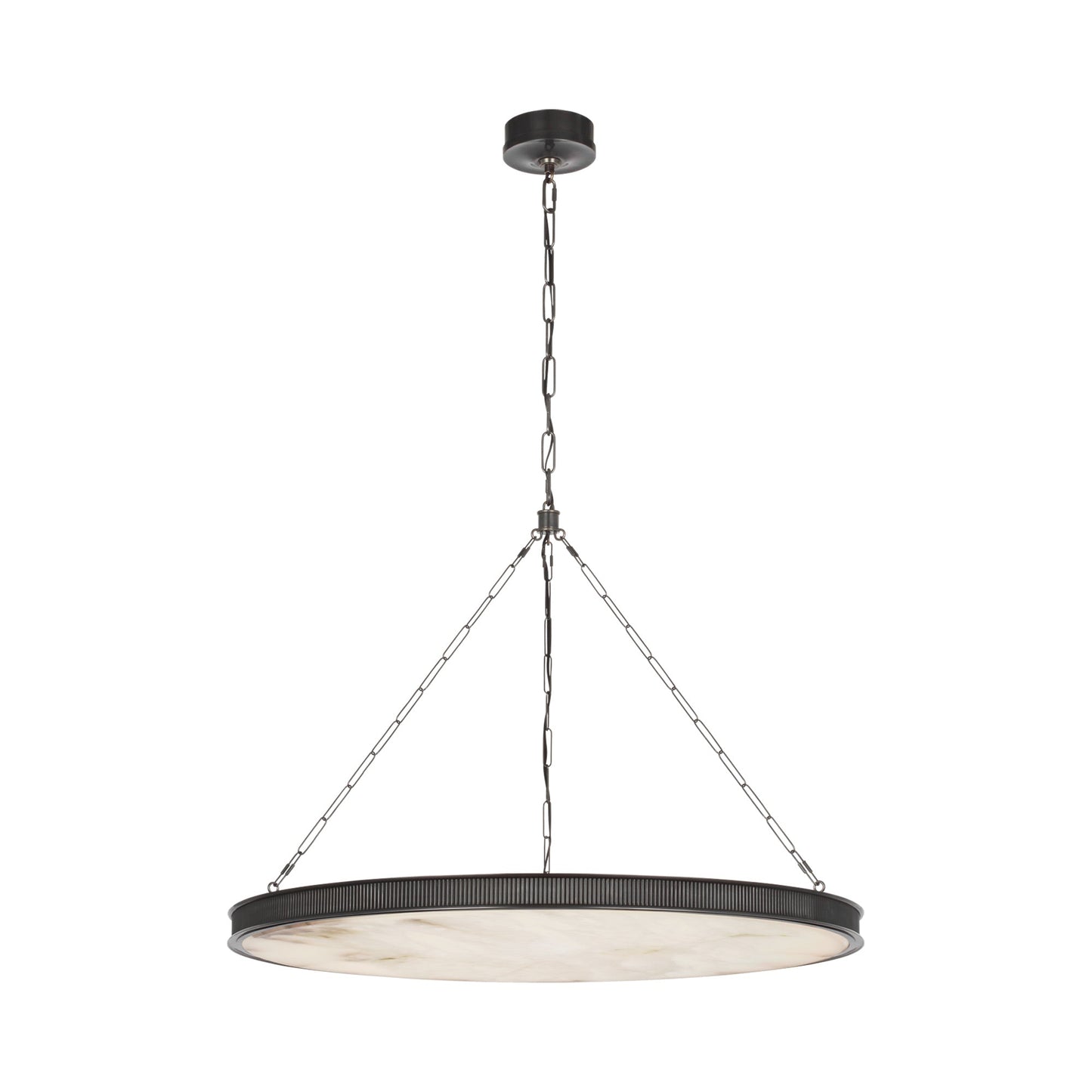 Matthew LED Chandelier in Bronze (40-Inch).