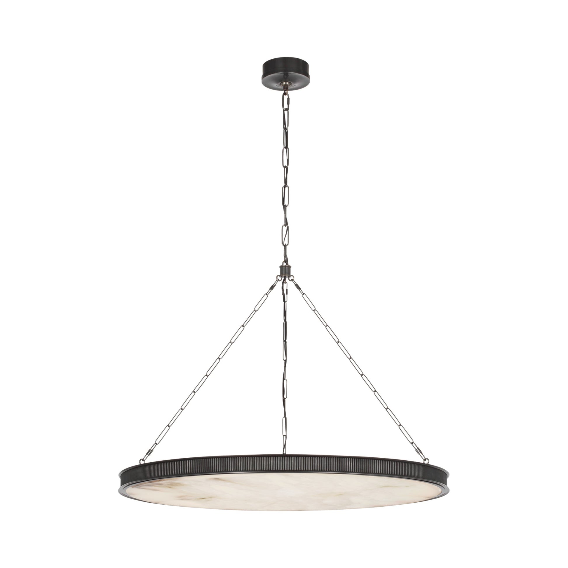 Matthew LED Chandelier in Bronze (40-Inch).