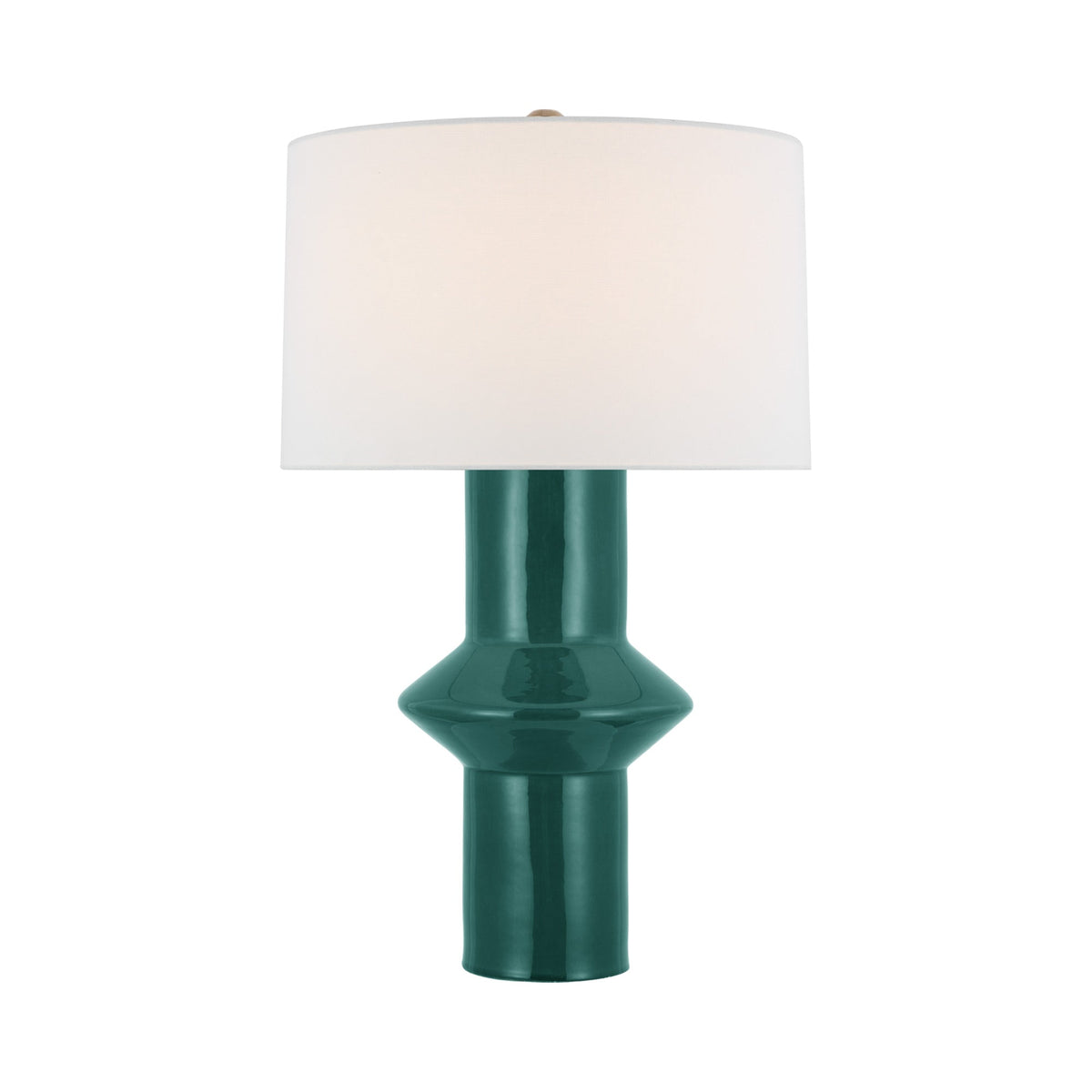 Maxime Table Lamp in Emerald Crackle.