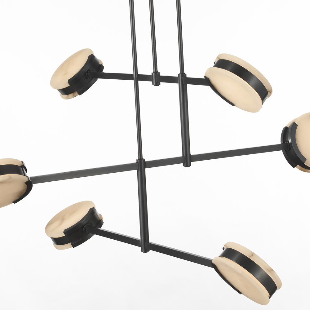 Melange LED Chandelier in Detail.