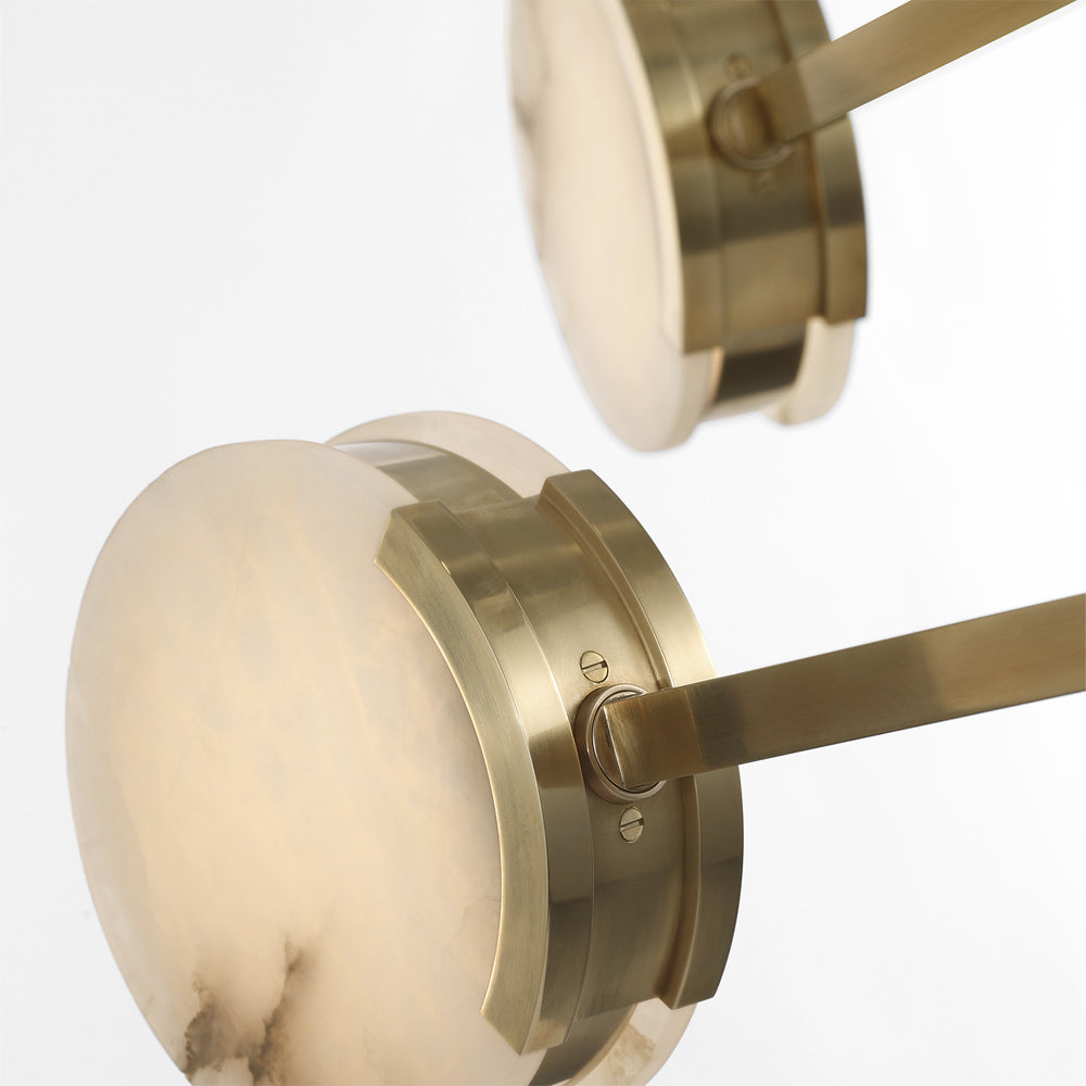 Melange LED Linear Multi-Positional Chandelier in Detail.