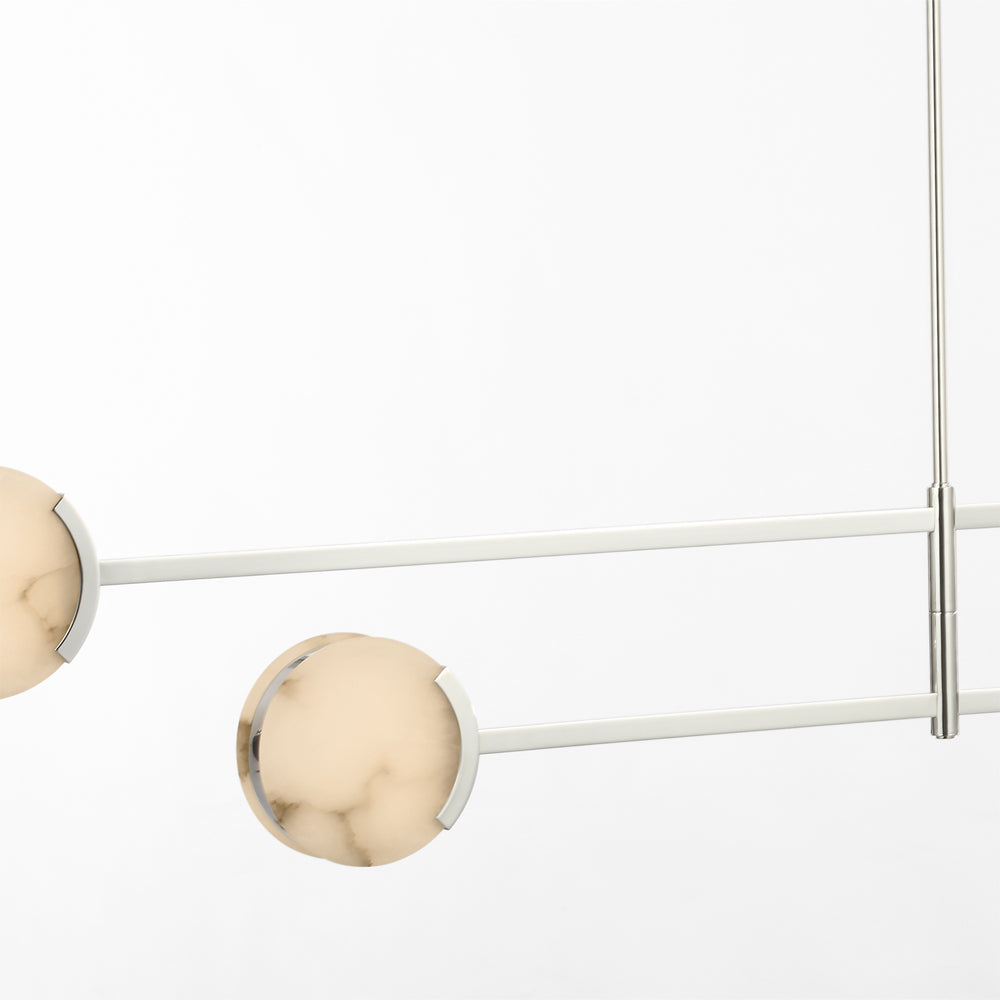 Melange LED Linear Multi-Positional Chandelier in Detail.