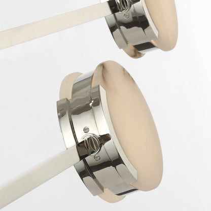 Melange LED Linear Multi-Positional Chandelier in Detail.