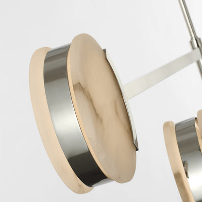 Melange LED Linear Multi-Positional Chandelier in Detail.