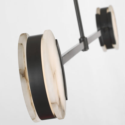 Melange LED Linear Pendant Light in Detail.