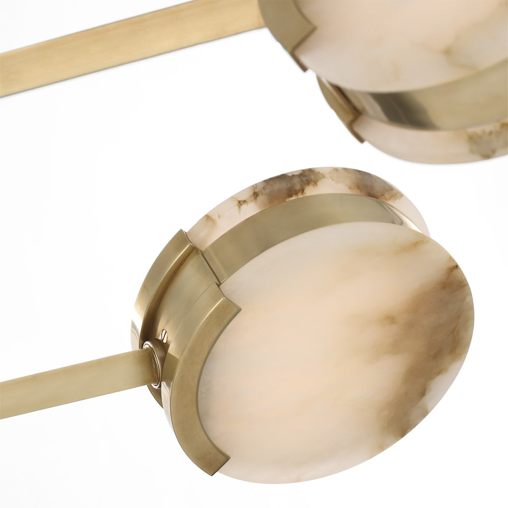Melange LED Multi-Positional Chandelier in Detail.