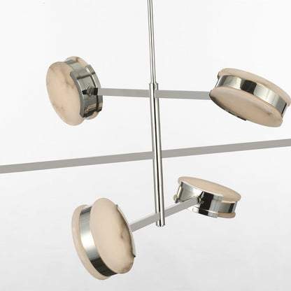 Melange LED Multi-Positional Chandelier in Detail.