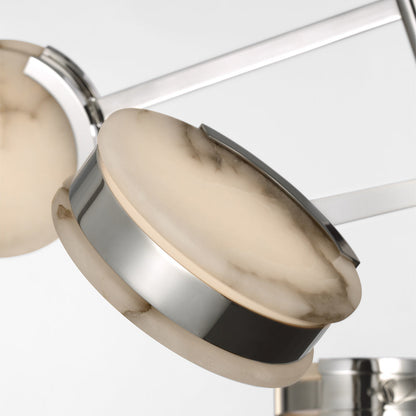 Melange LED Multi-Positional Chandelier in Detail.