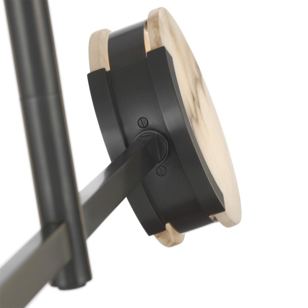 Melange LED Multi-Positional Chandelier in Detail.