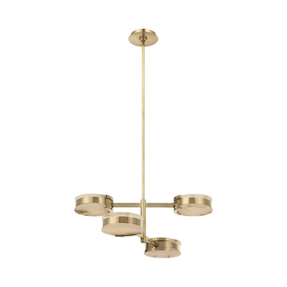 Melange LED Multi-Positional Semi-Flush Chandelier.