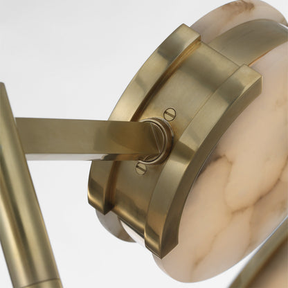 Melange LED Multi-Positional Semi-Flush Chandelier in Detail.