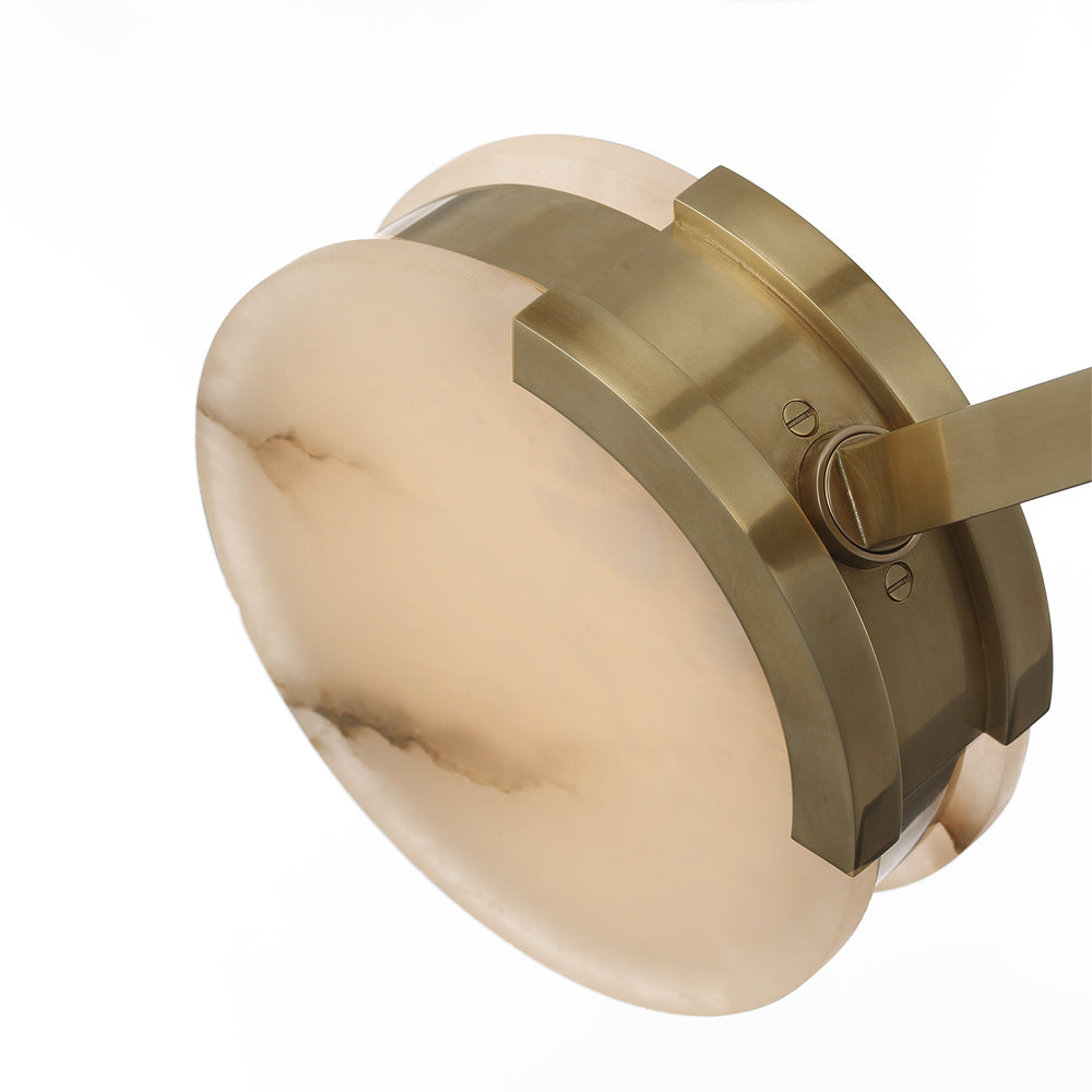 Melange LED Multi-Positional Semi-Flush Chandelier in Detail.