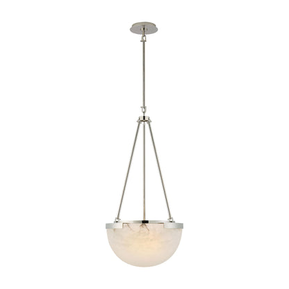 Melange Pendant Light in Polished Nickel.
