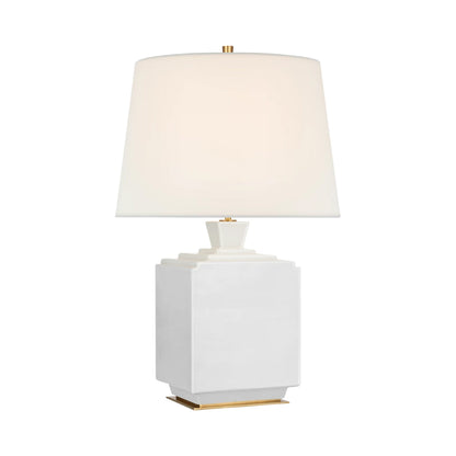 Meurice Table Lamp in Venetian White.
