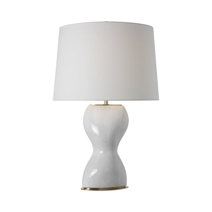 Misaki Table Lamp in Veiled White.