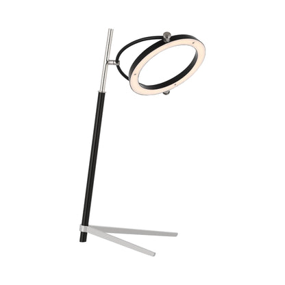 Mistral LED Table Lamp in Polished Nickel.