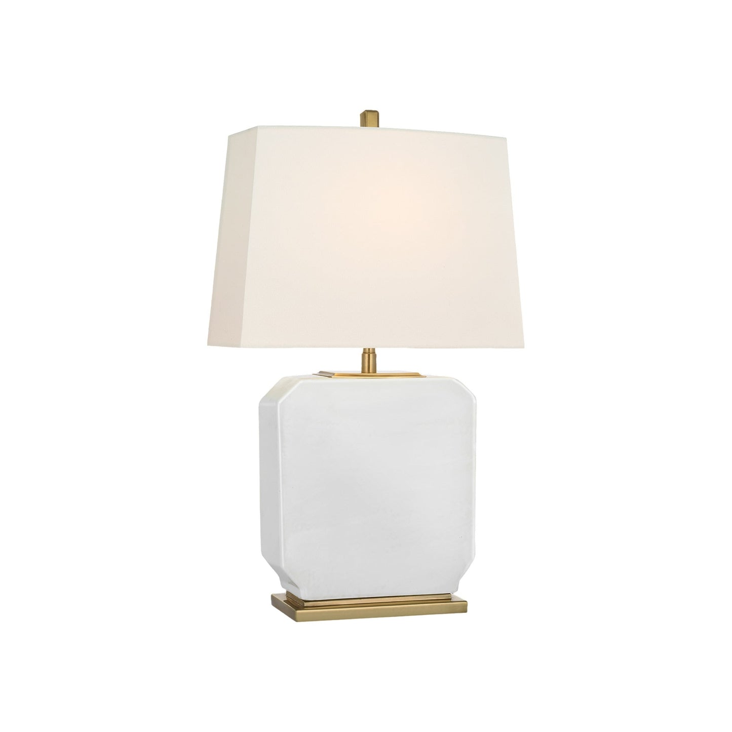 Monique Table Lamp in Venetian White (19.75-Inch).