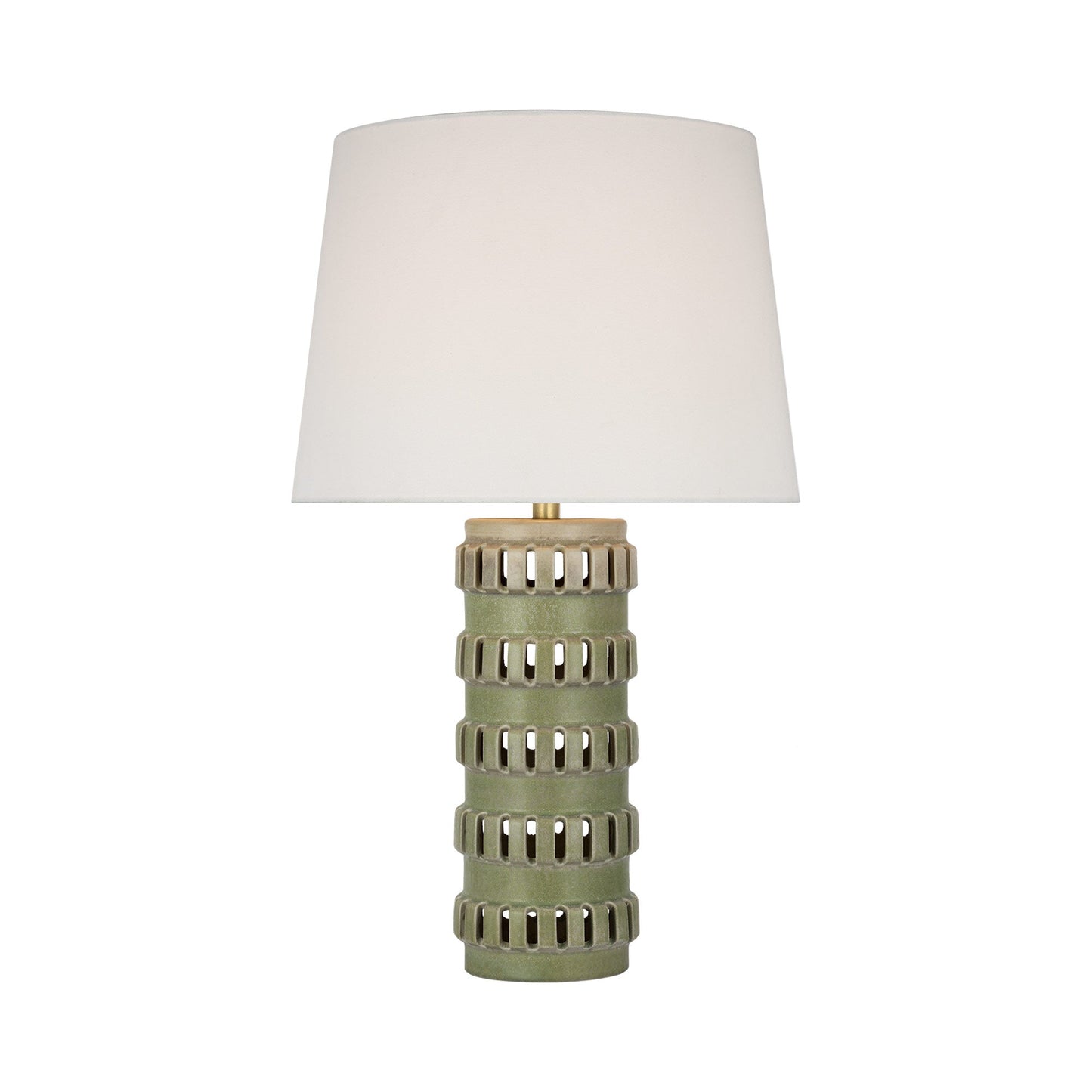 Mullin Table Lamp in Dusted Mint.