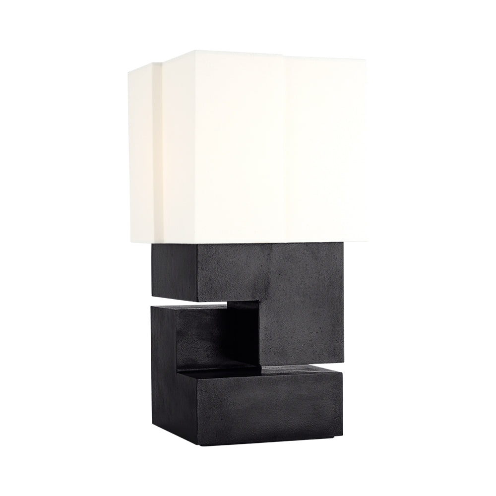 Nucleo Table Lamp in Museum Black (18.25-Inch).