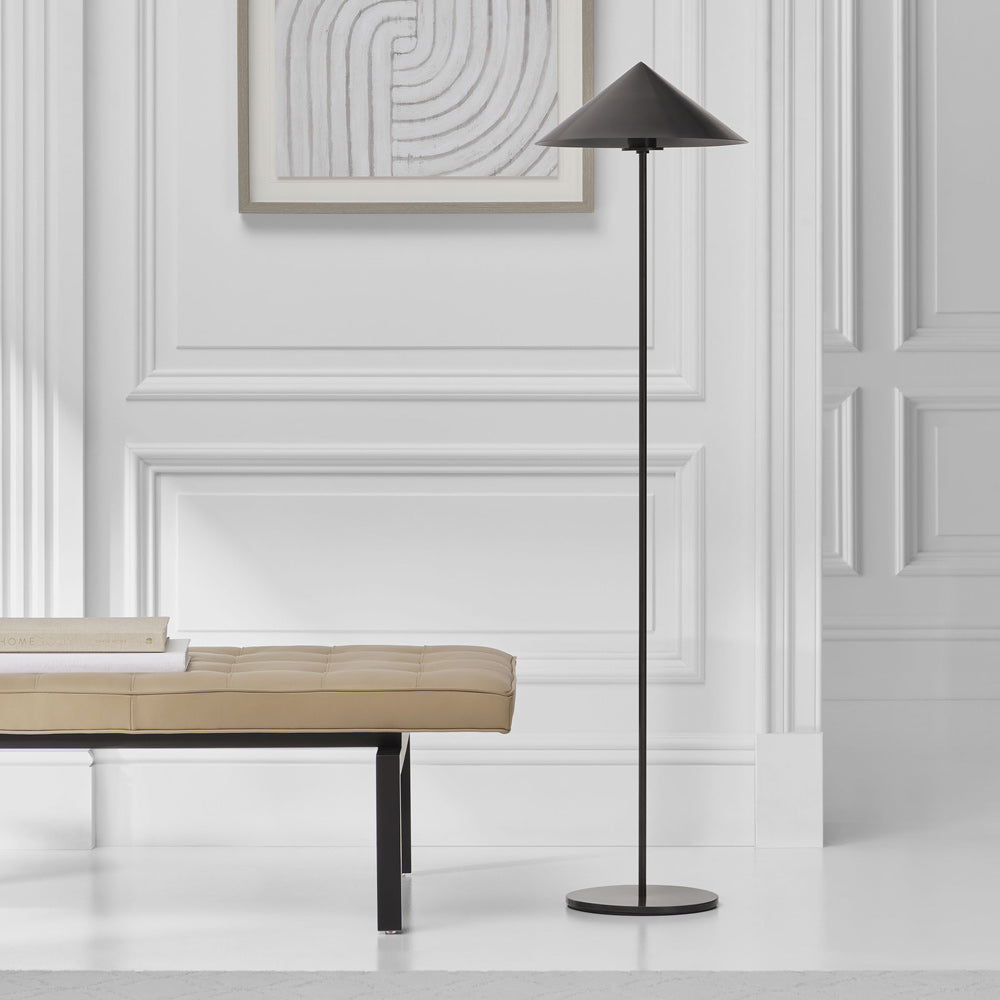 Orsay LED Floor Lamp in living room.