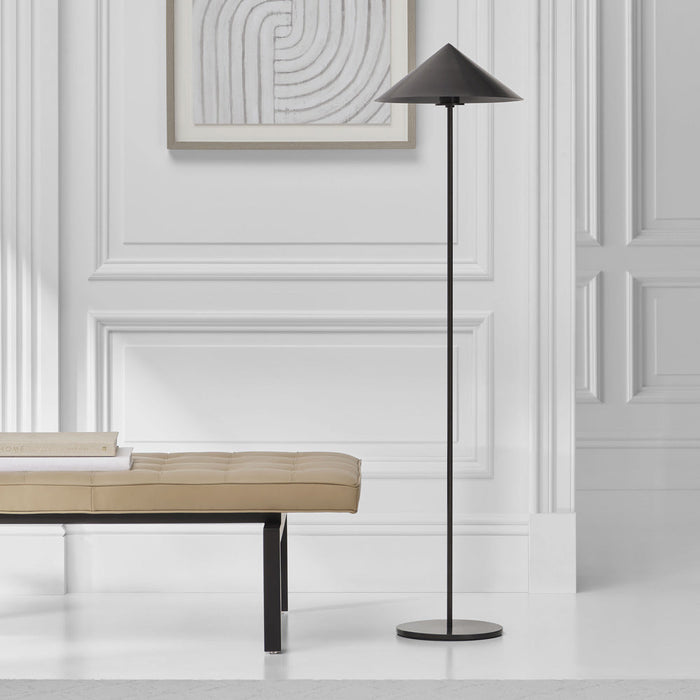 Orsay LED Floor Lamp in living room.
