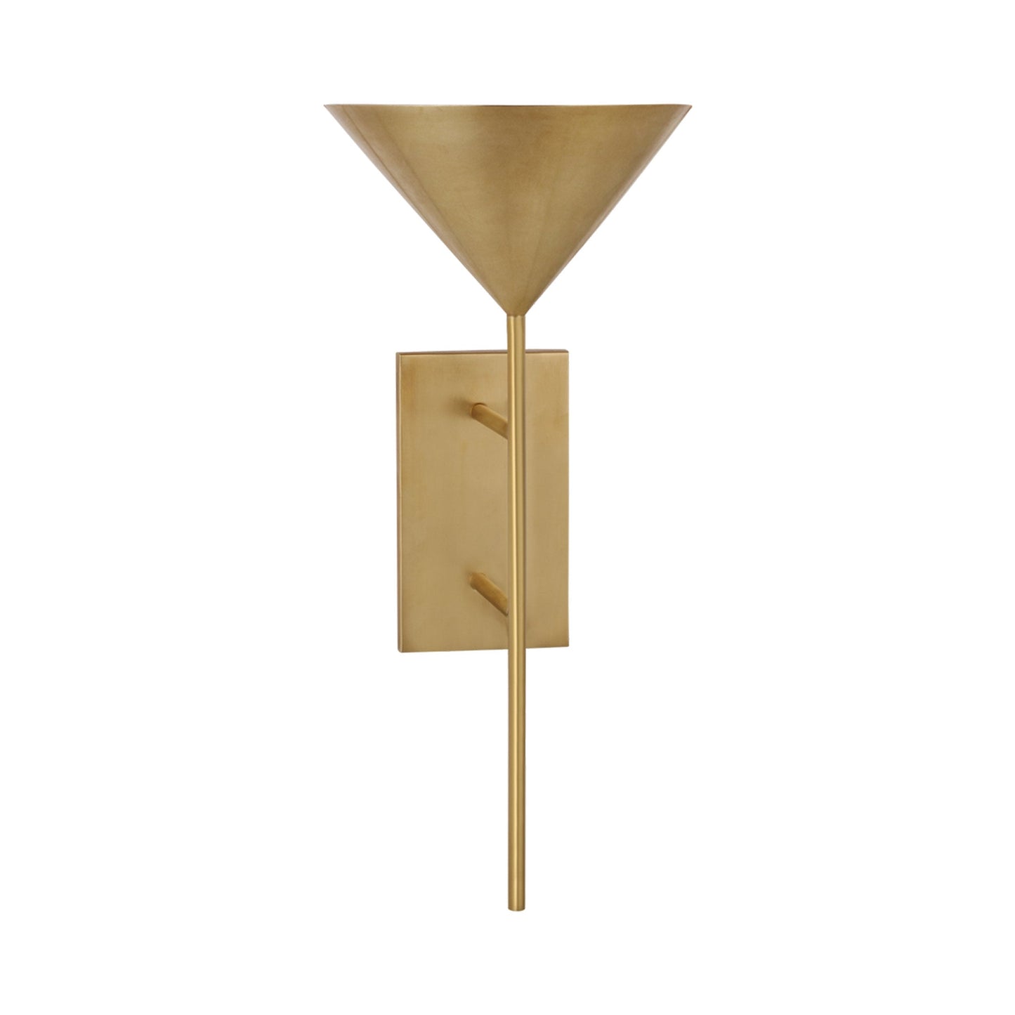 Orsay Uplight Wall Light in Hand-Rubbed Antique Brass.