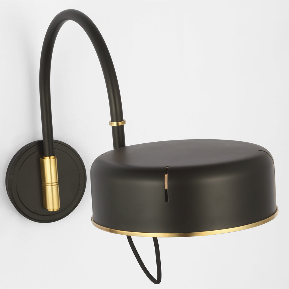 Oso Articulating Arc LED Wall Light in Detail.