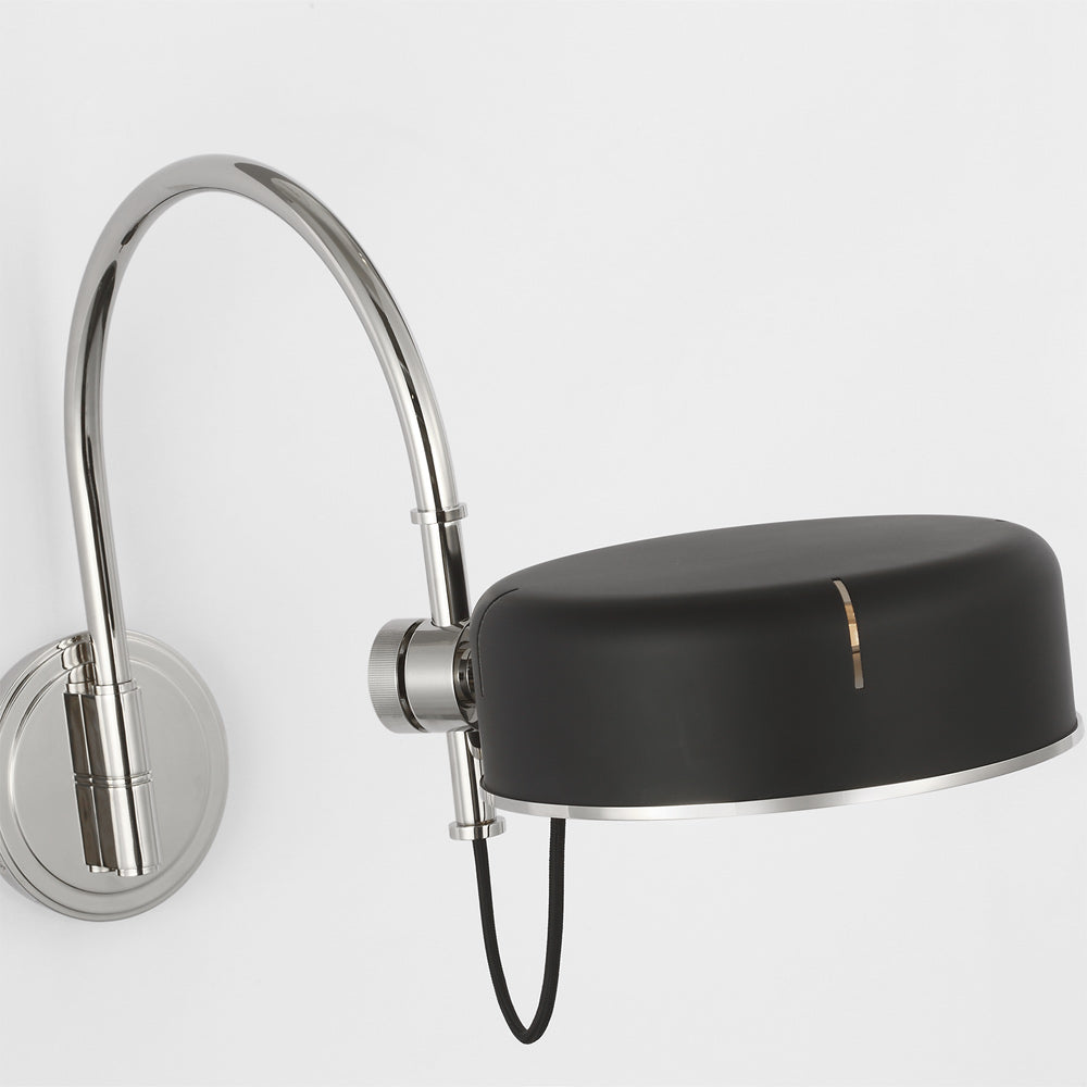 Oso Articulating Arc LED Wall Light in Detail.