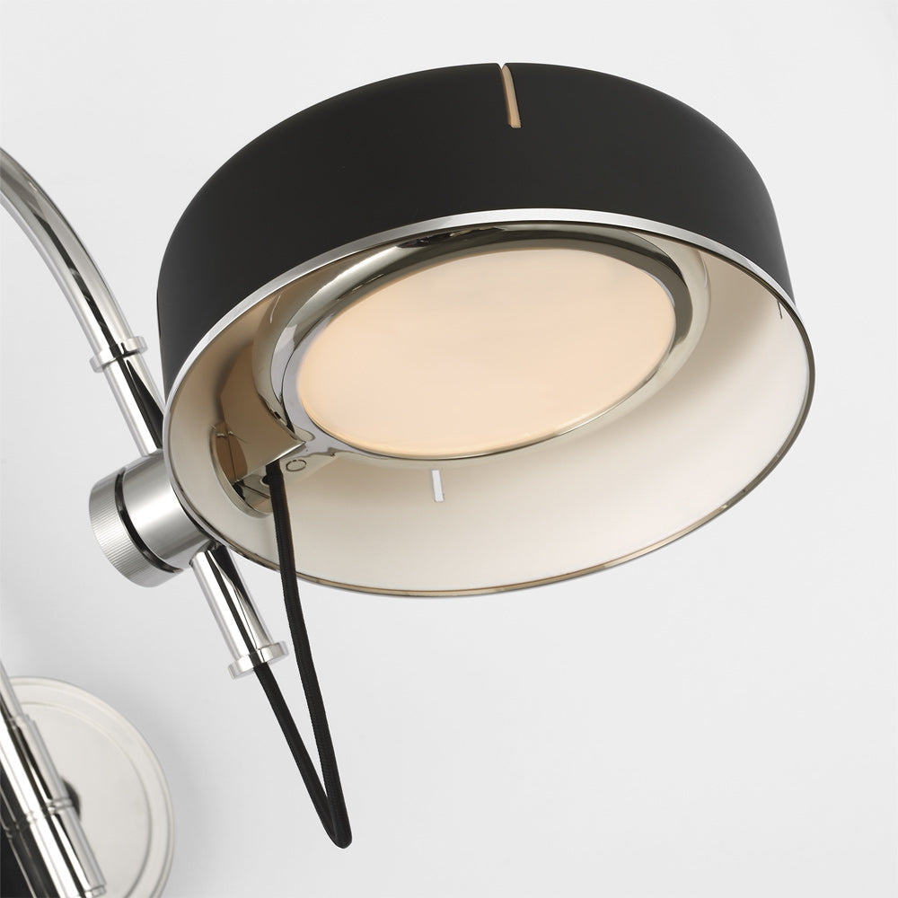 Oso Articulating Arc LED Wall Light in Detail.