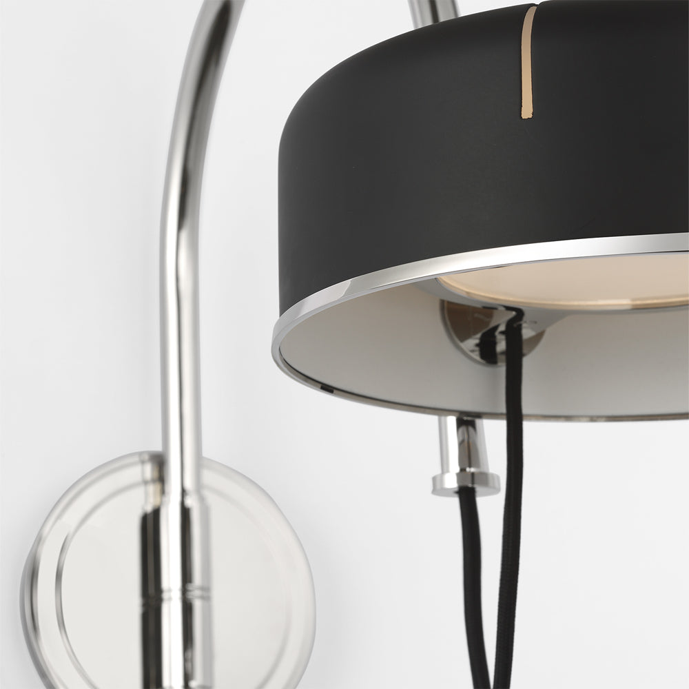 Oso Articulating Arc LED Wall Light in Detail.