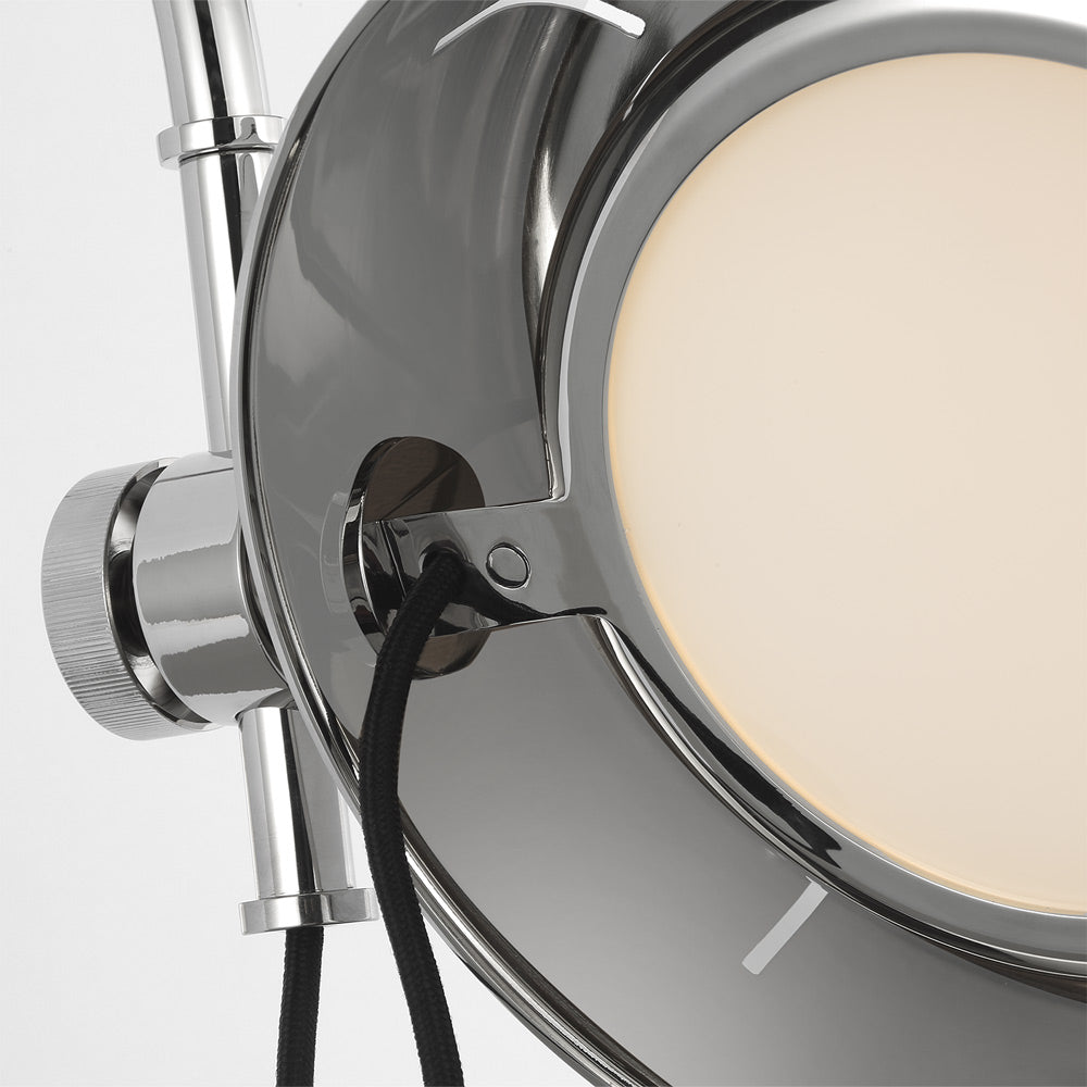 Oso Articulating Arc LED Wall Light in Detail.