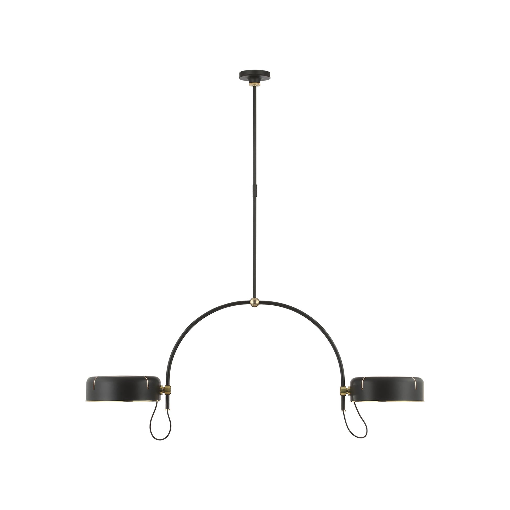 Oso LED Linear Arched Pendant Light.