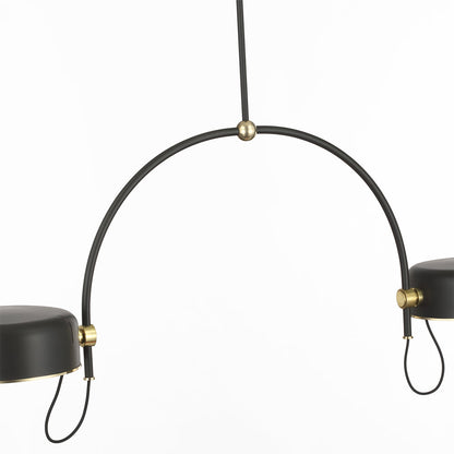 Oso LED Linear Arched Pendant Light in Detail.