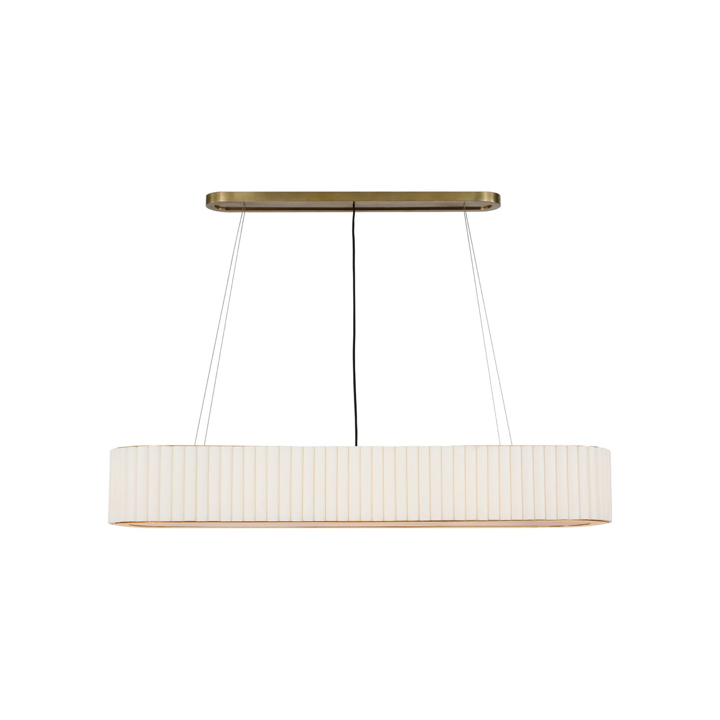 Palati Linear Chandelier in Hand-Rubbed Antique Brass (Large).