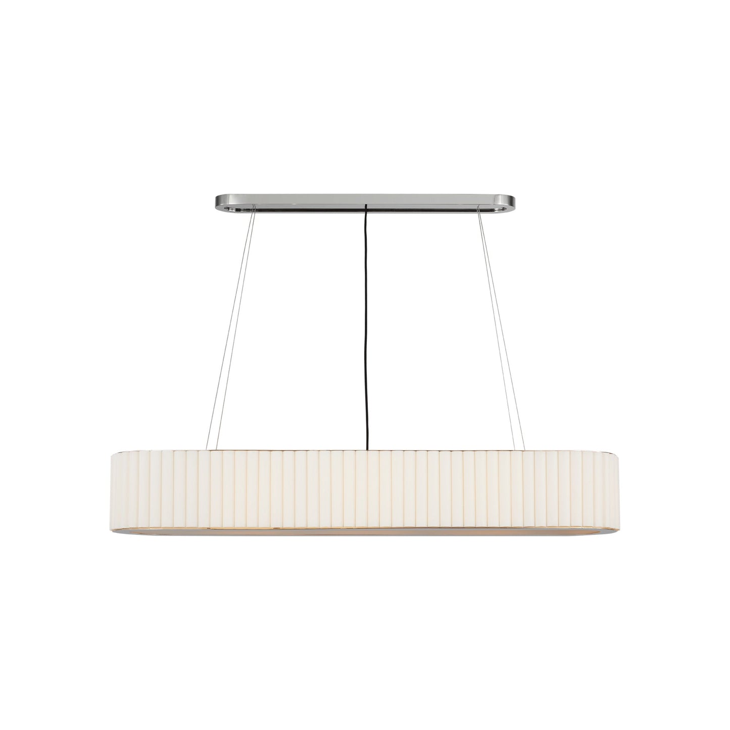 Palati Linear Chandelier in Polished Nickel (Large).