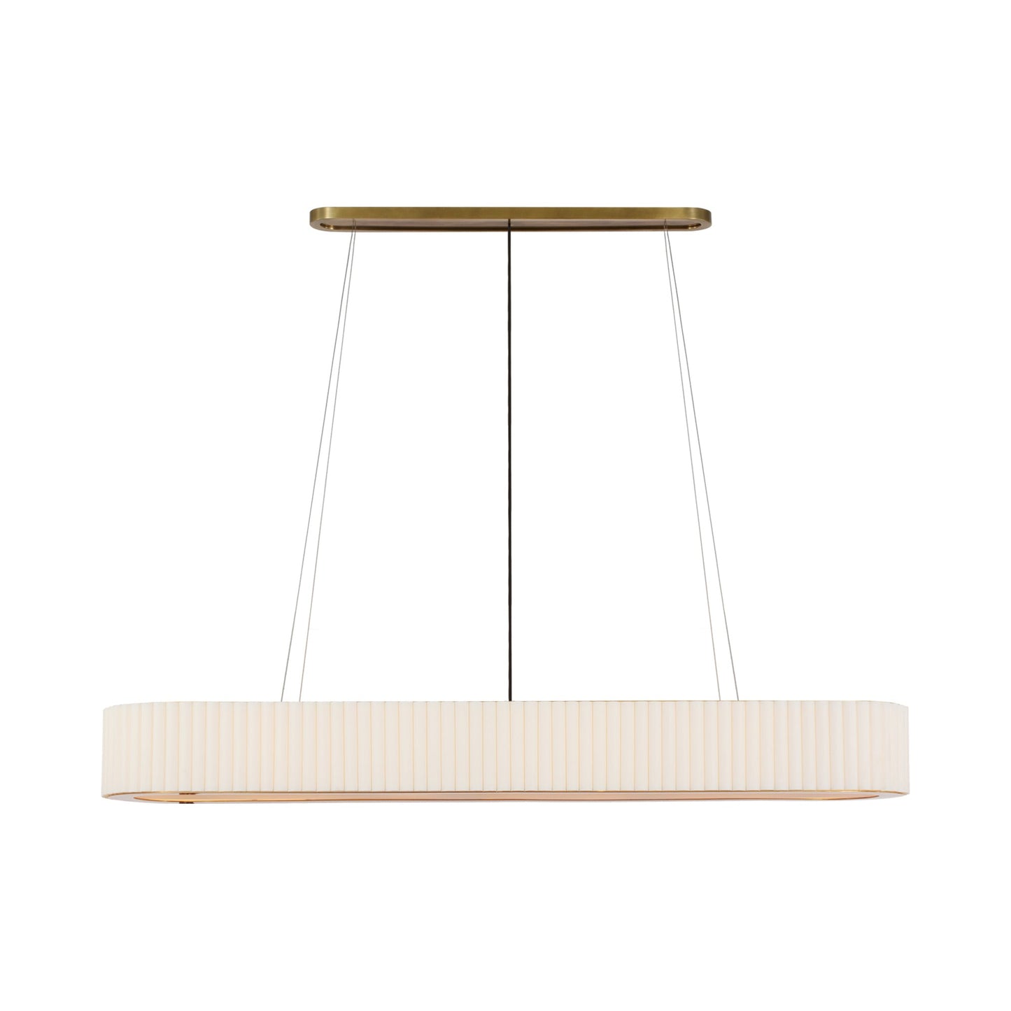 Palati Linear Chandelier in Hand-Rubbed Antique Brass (X-Large).