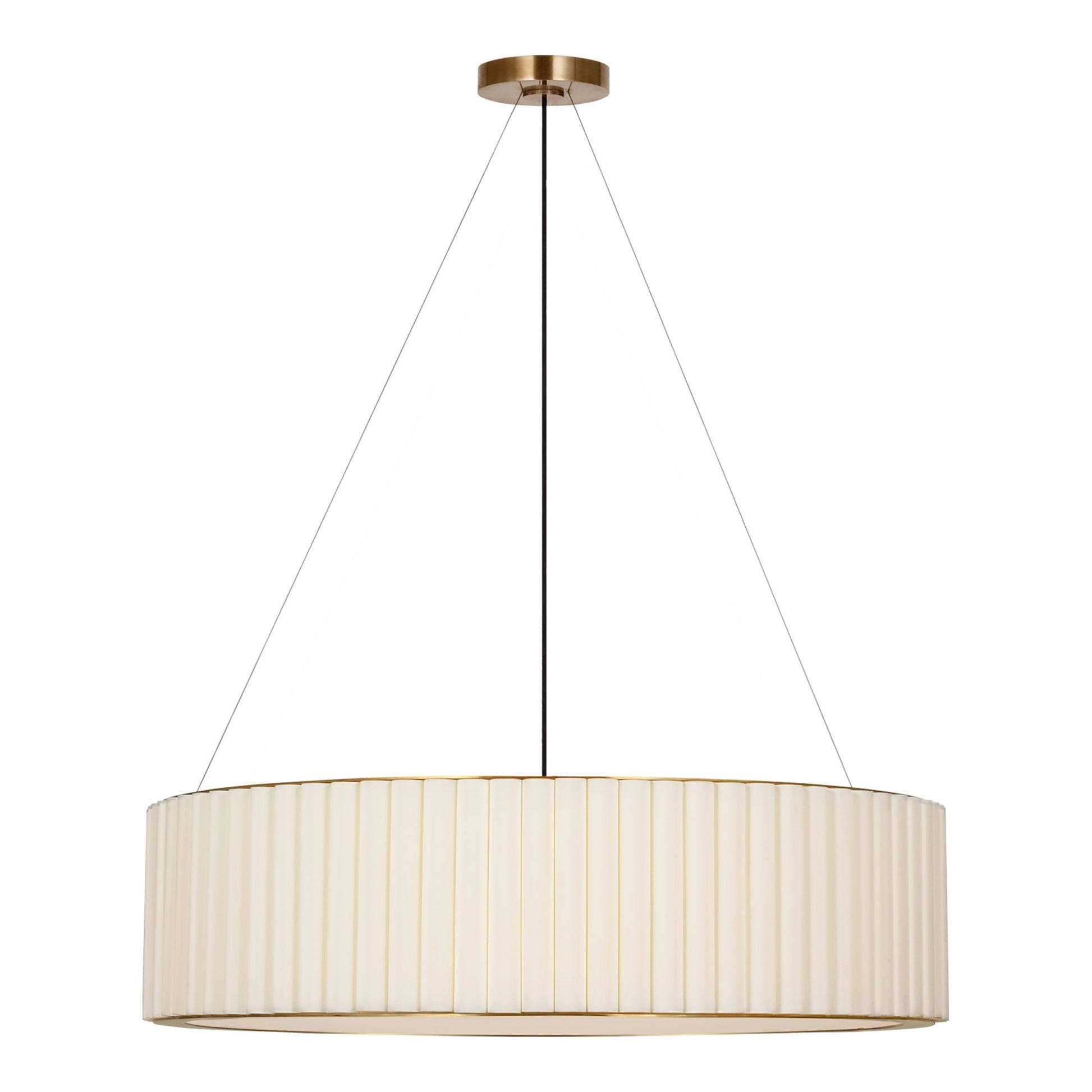 Palati Pendant Light in Hand-Rubbed Antique Brass (Large).