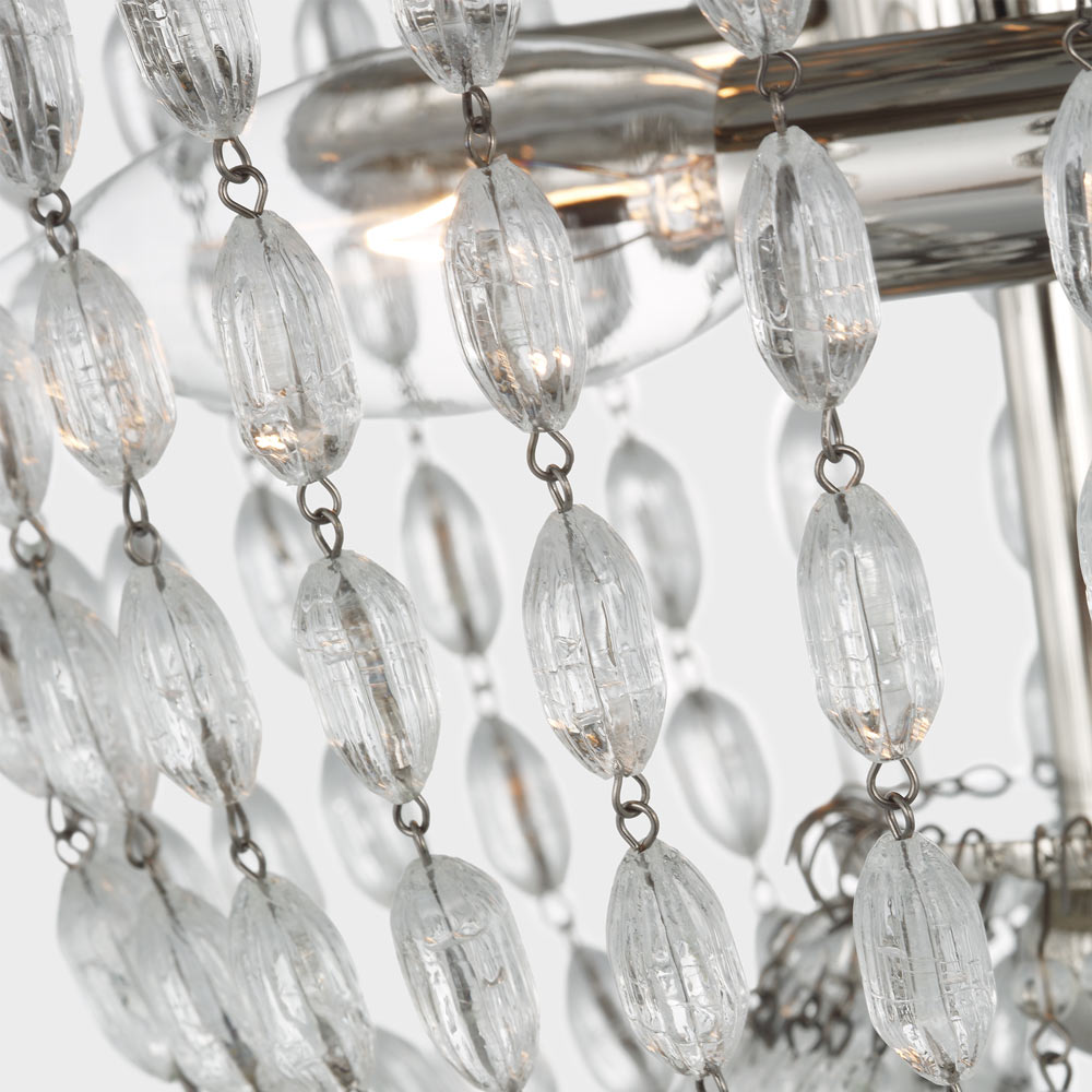 Paris Flea Market Flush Mount Ceiling Light in Detail.