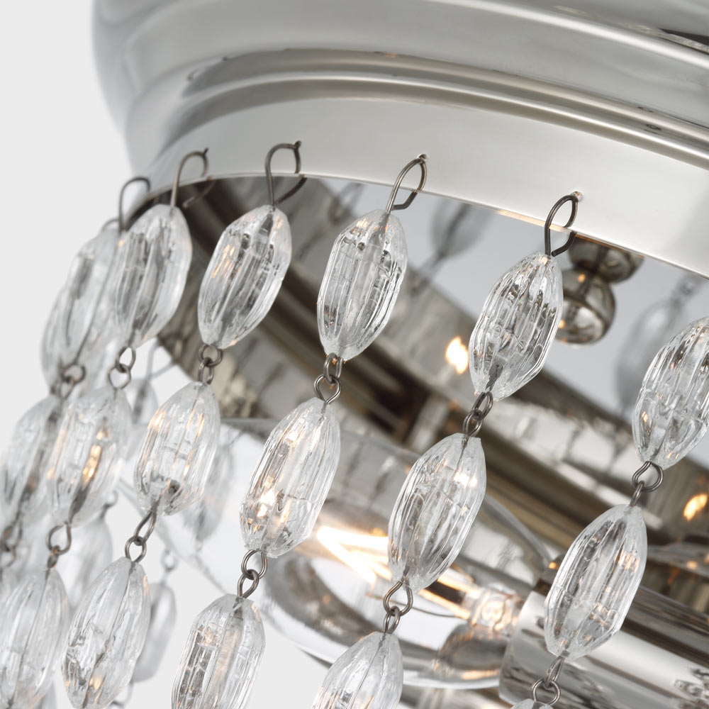 Paris Flea Market Flush Mount Ceiling Light in Detail.