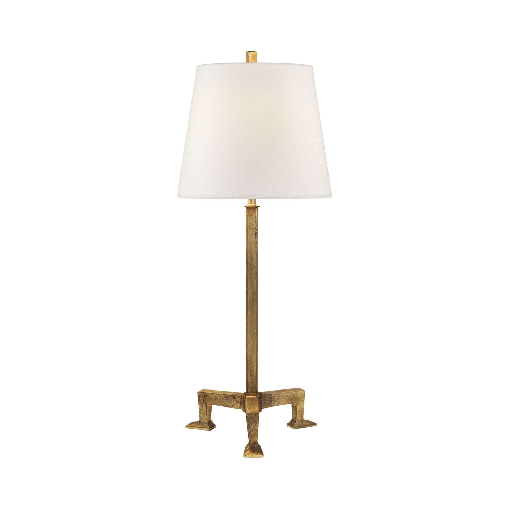 Parish Table Lamp in Gilded Iron.