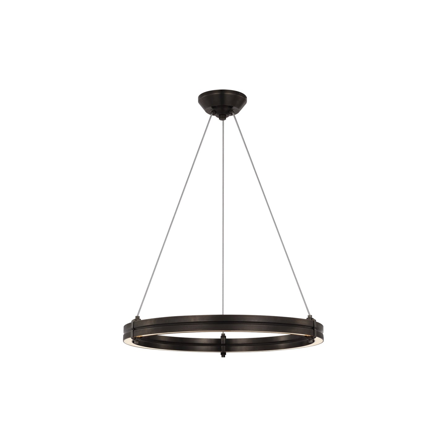 Paxton LED Chandelier in Bronze (24-Inch).