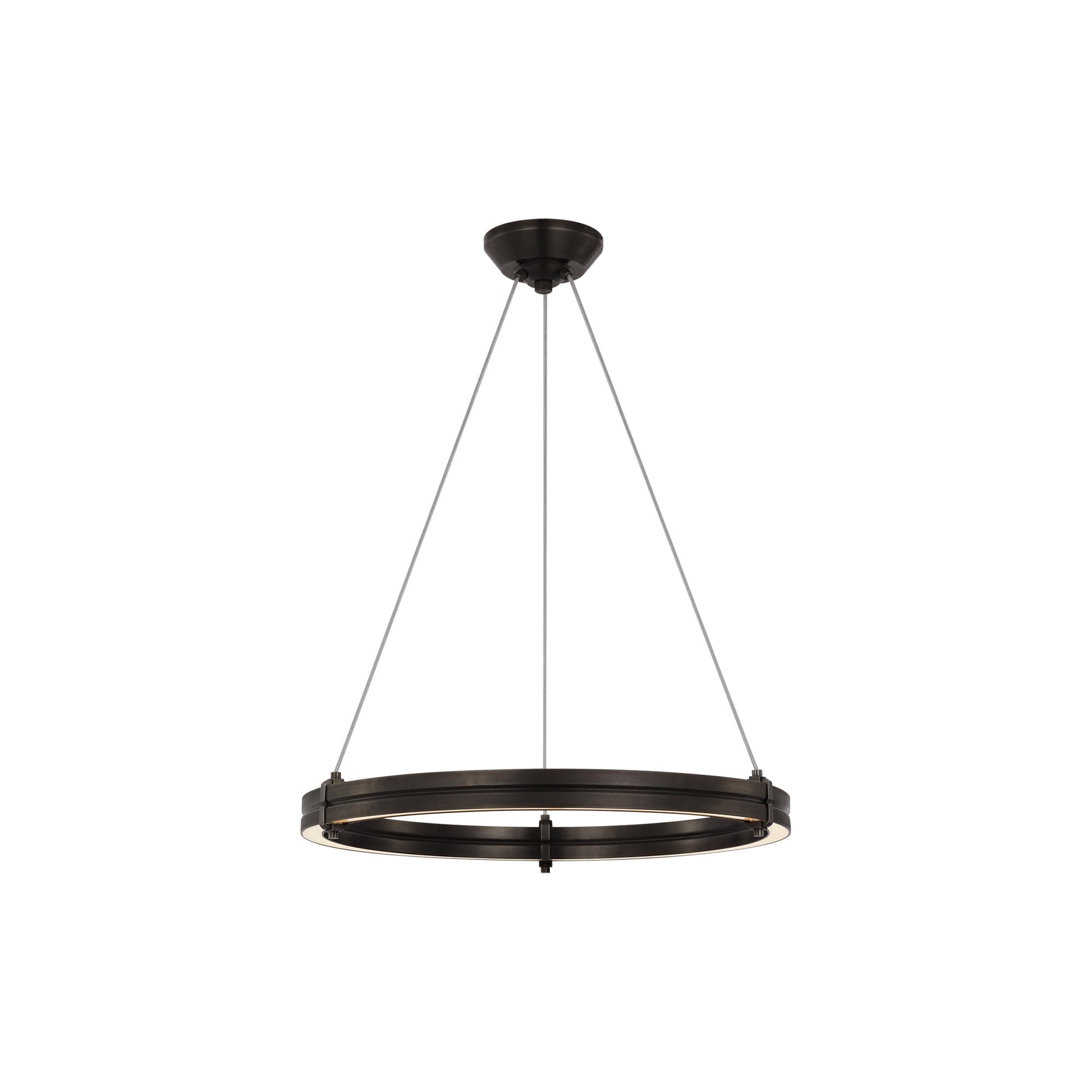 Paxton LED Chandelier in Bronze (24-Inch).
