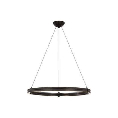 Paxton LED Chandelier in Bronze (32-Inch).
