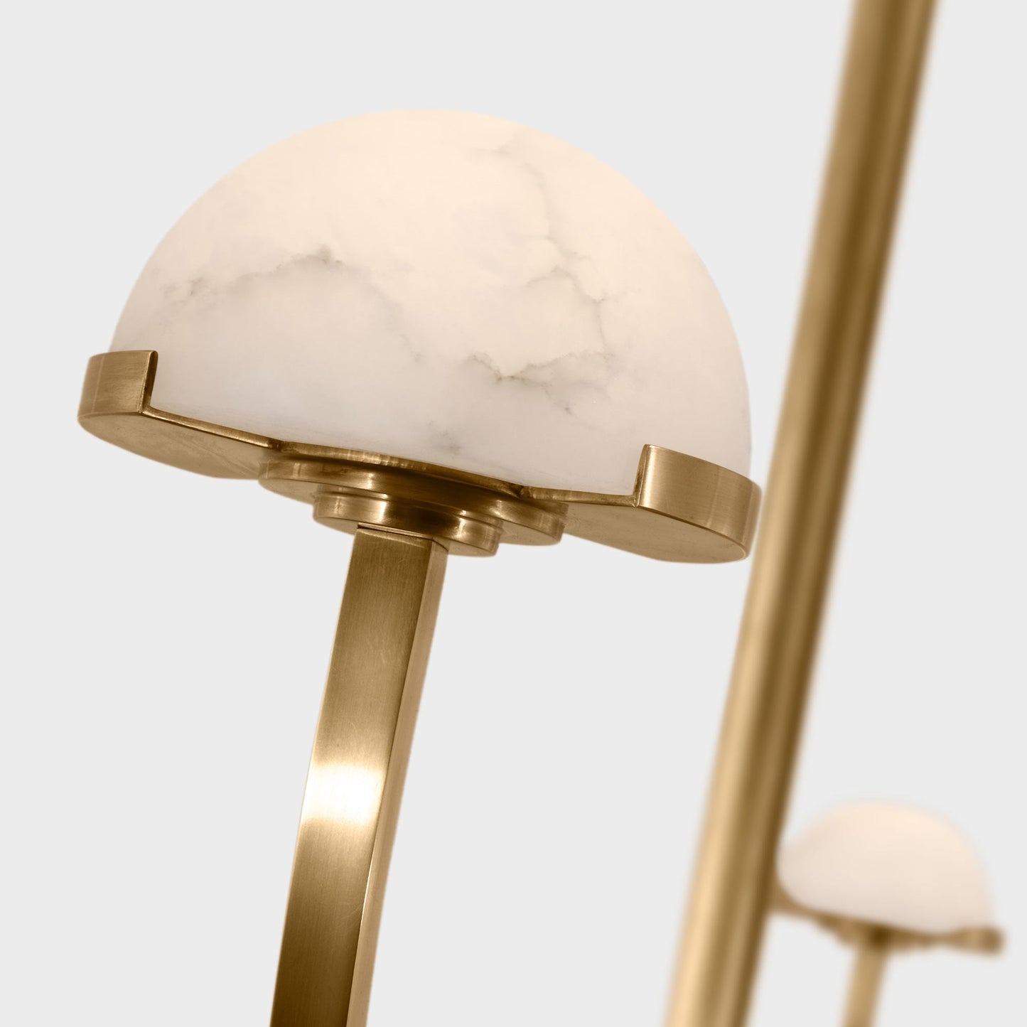 Pedra LED Linear Chandelier in Detail.