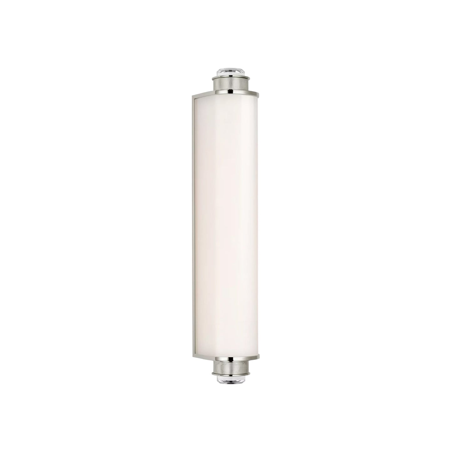 Percy LED Bath Wall Light in Polished Nickel (20.5-Inch).