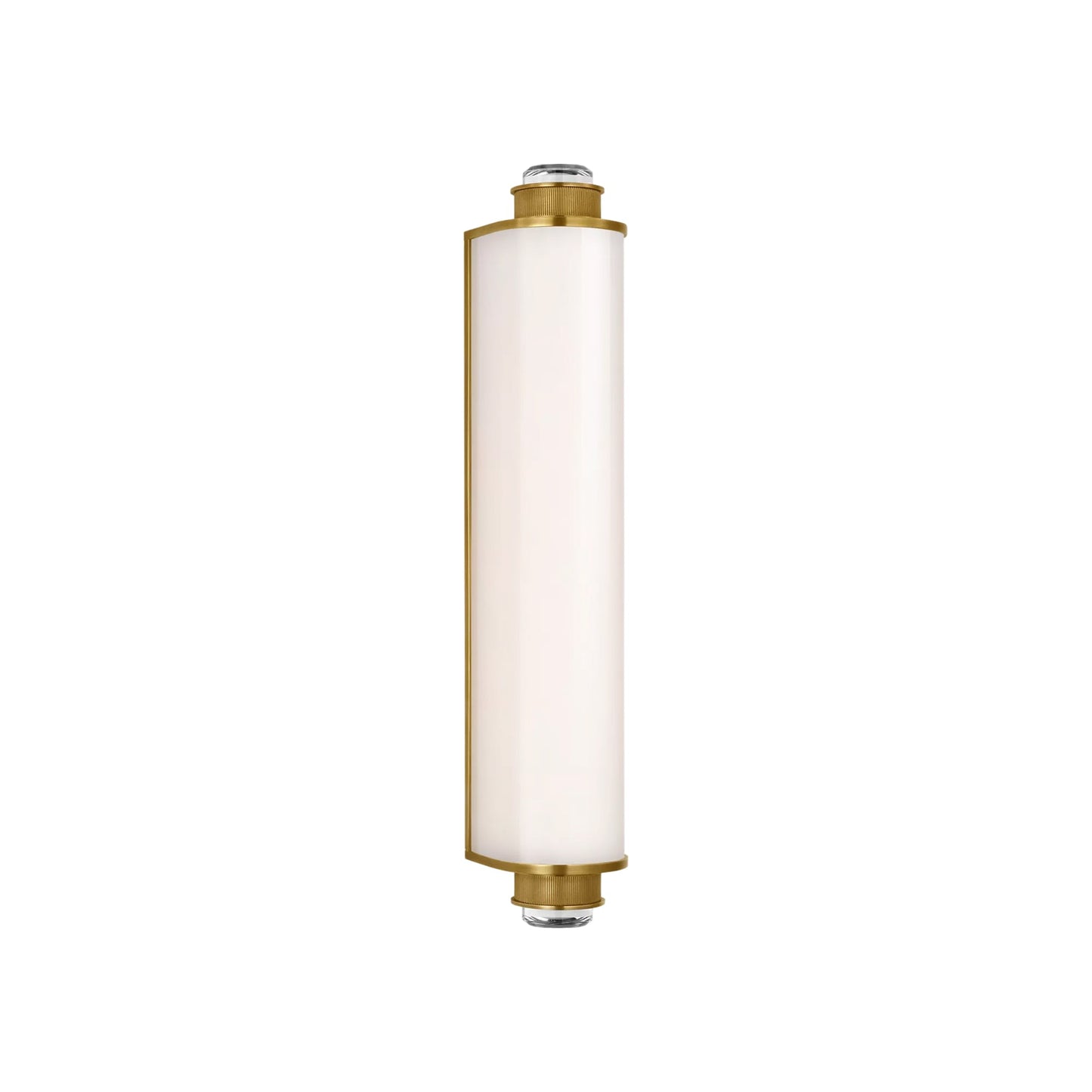 Percy LED Bath Wall Light in Soft Brass (20.5-Inch).